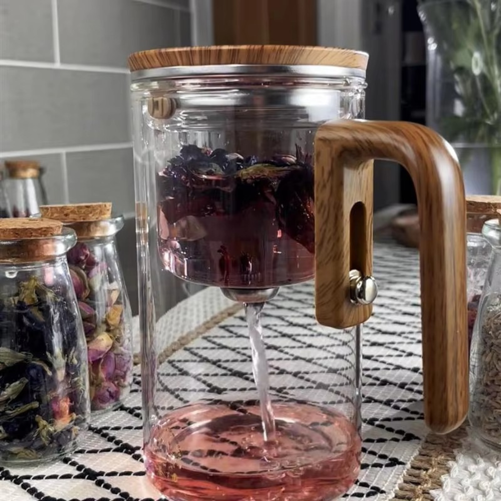 BrewEase Glass Teapot