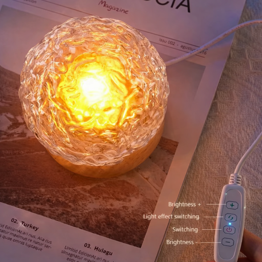 AquaGlow Ripple Lamp