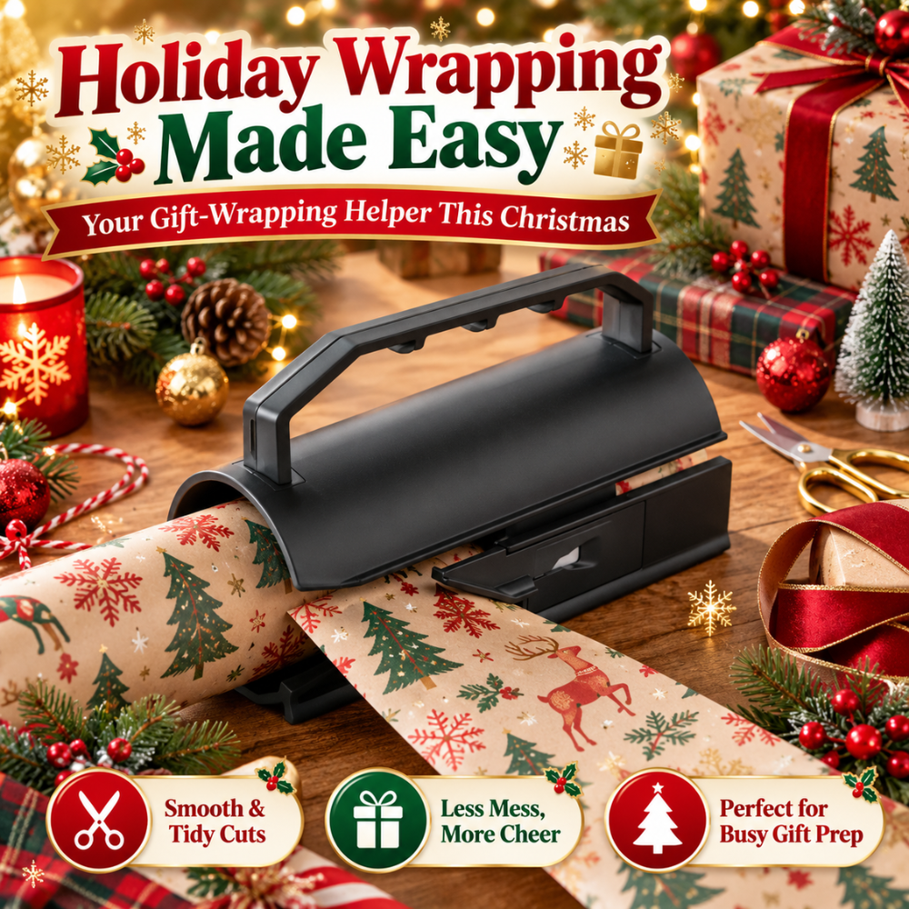 GiftWrap Sliding Roll Cutter