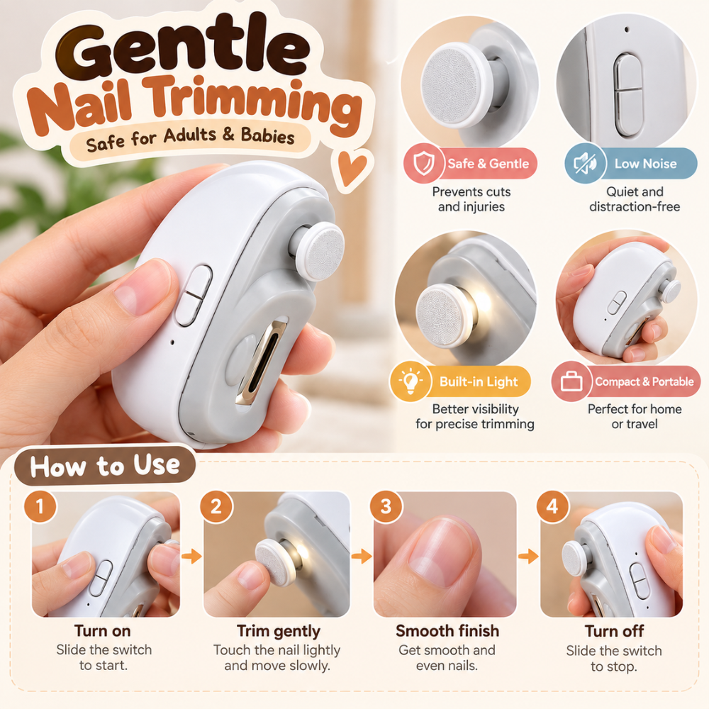 TrimEasy Electric Nail Clipper