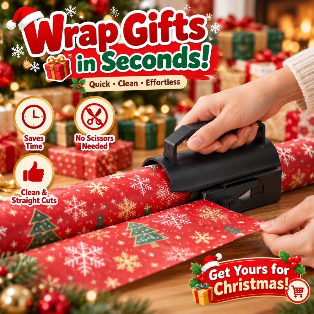 GiftWrap Sliding Roll Cutter