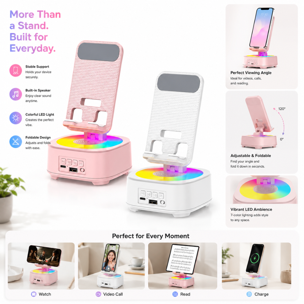 ChargeDock 3-in-1 Phone Stand