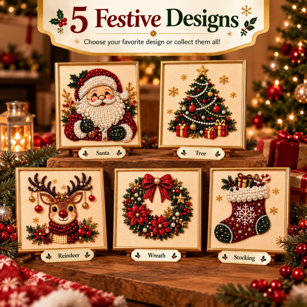 FestivePearl Christmas Art Kit