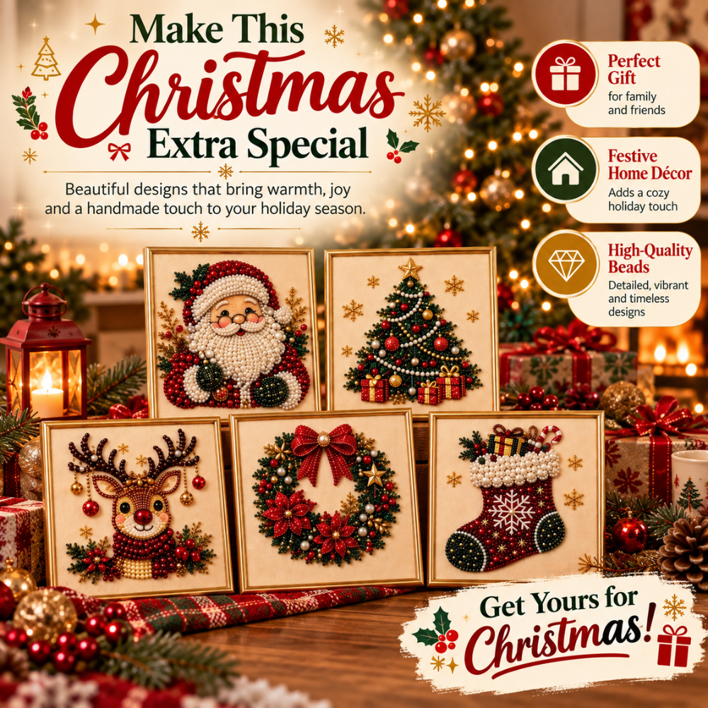 FestivePearl Christmas Art Kit
