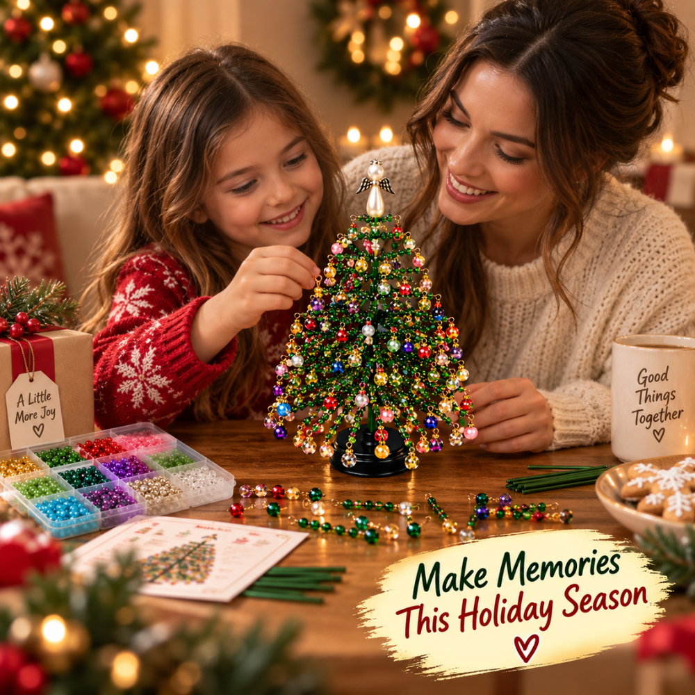 Halloween Glow Beaded Tree Kit