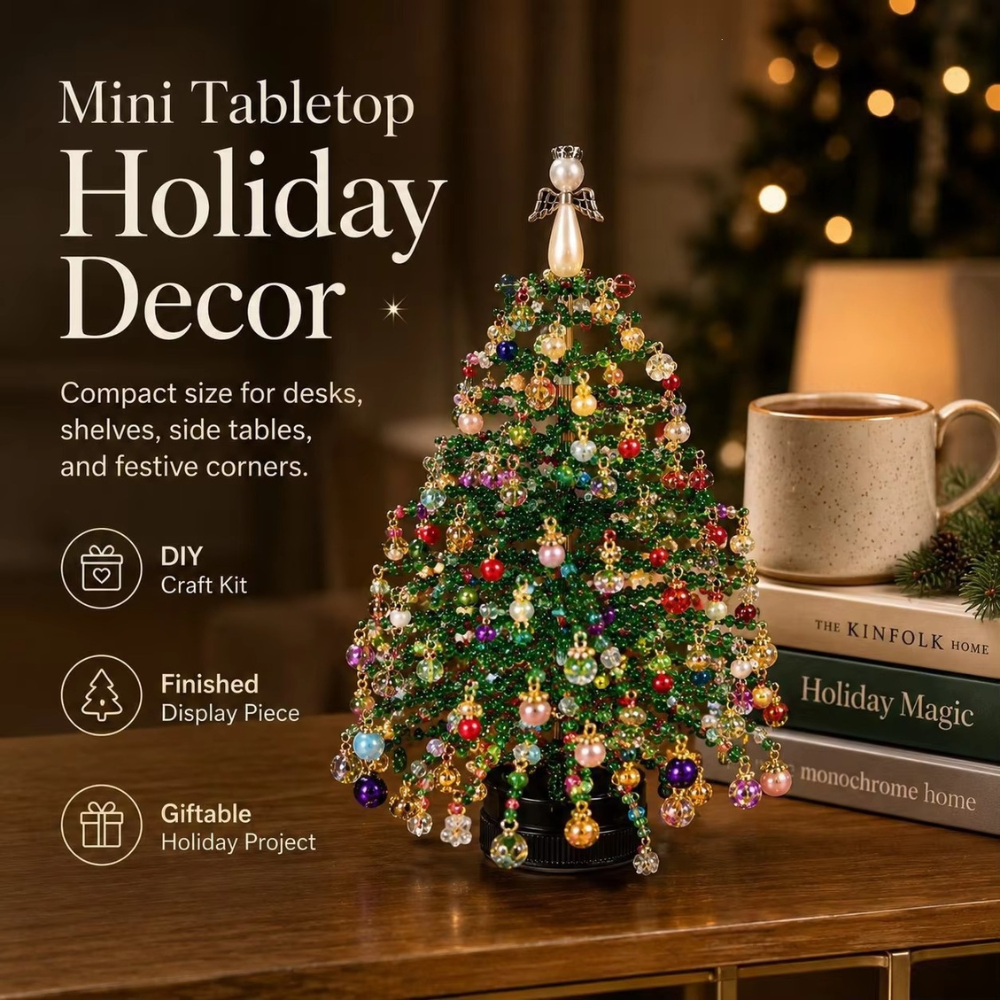 Halloween Glow Beaded Tree Kit