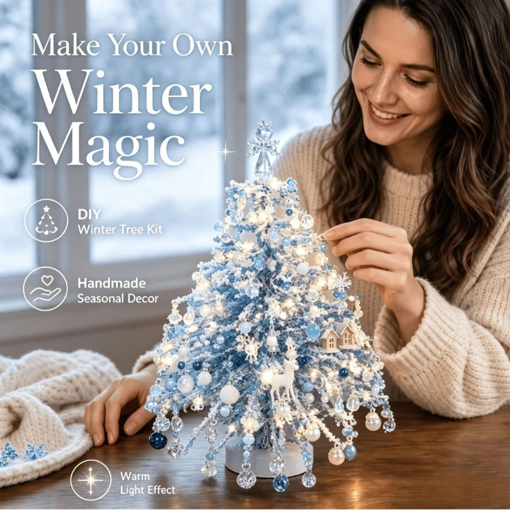 Halloween Glow Beaded Tree Kit