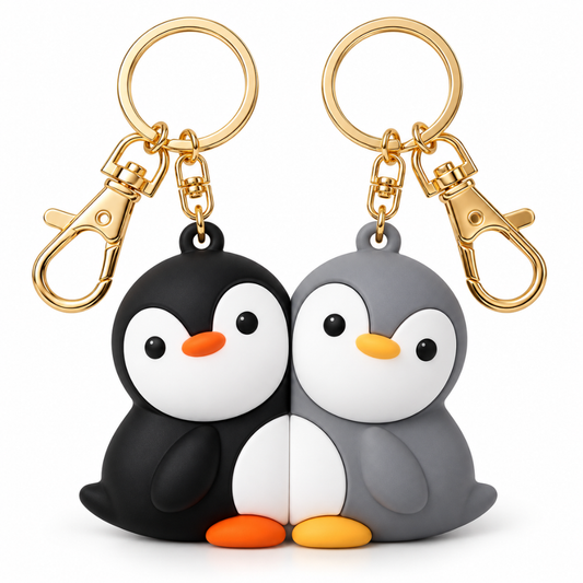 PenguinPals Magnetic Keychain Set