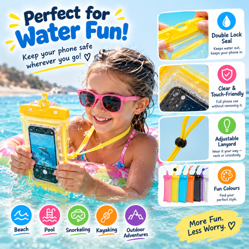 AquaGuard Waterproof Phone Pouch