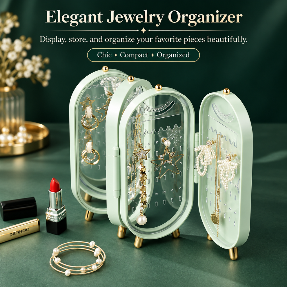 JewelNest Foldable Jewelry Organizer