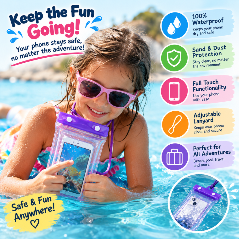AquaGuard Waterproof Phone Pouch