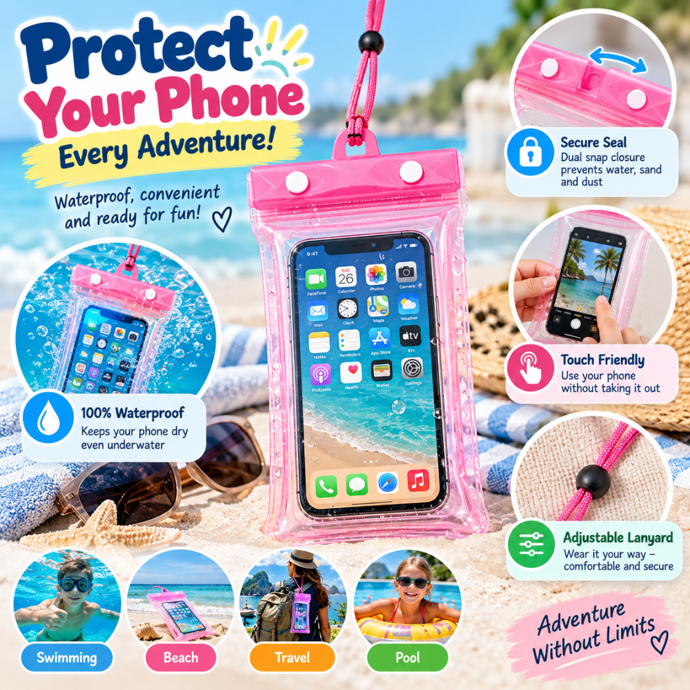 AquaGuard Waterproof Phone Pouch