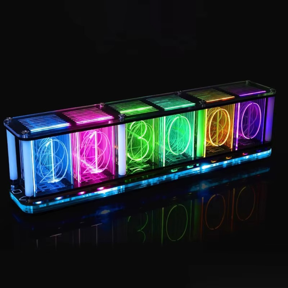 NeonPulse Glow Clock