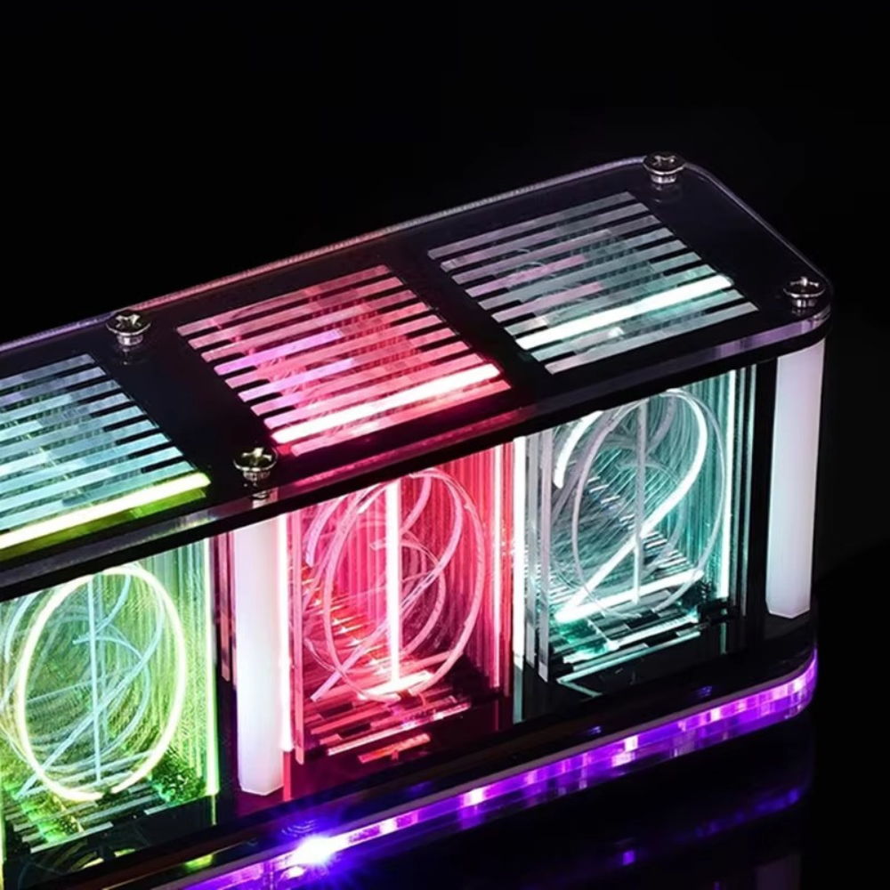NeonPulse Glow Clock