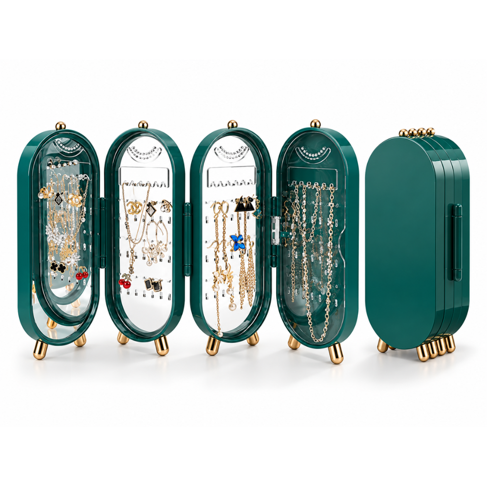 JewelNest Foldable Jewelry Organizer
