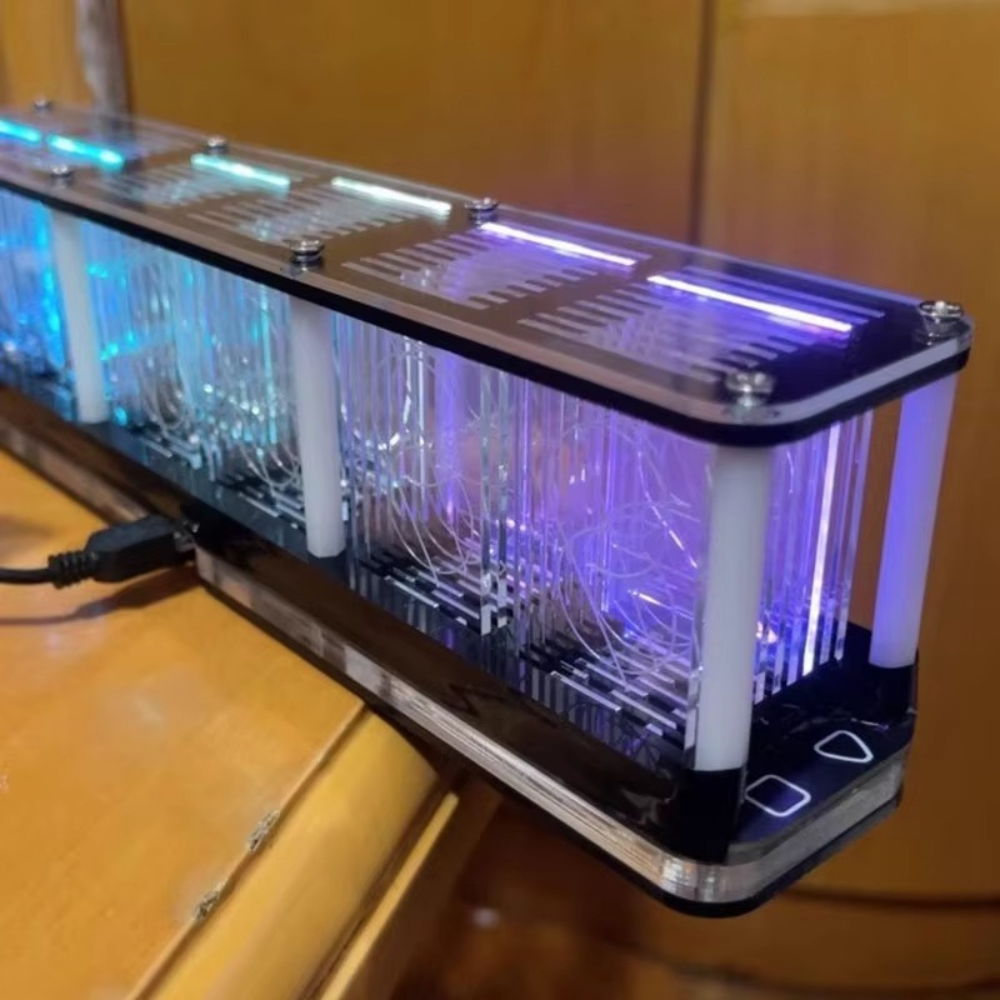 NeonPulse Glow Clock