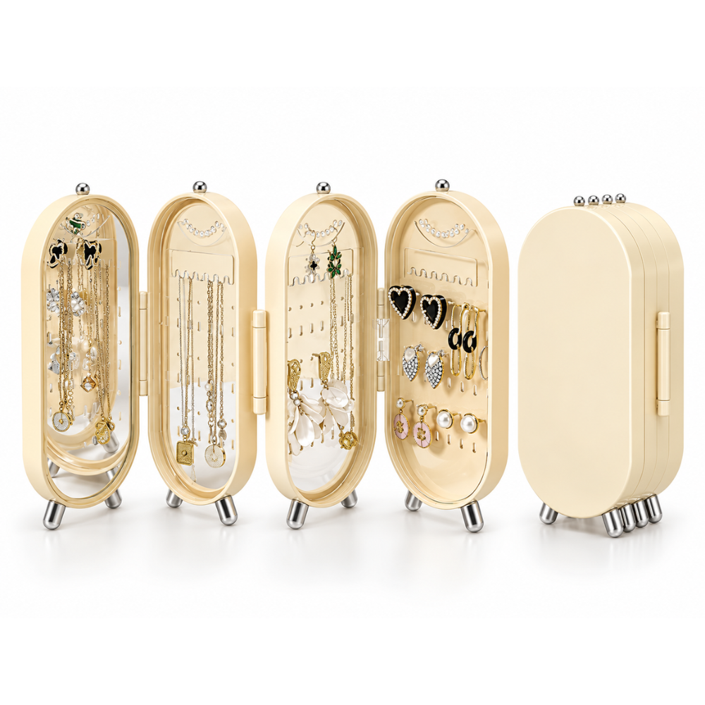 JewelNest Foldable Jewelry Organizer