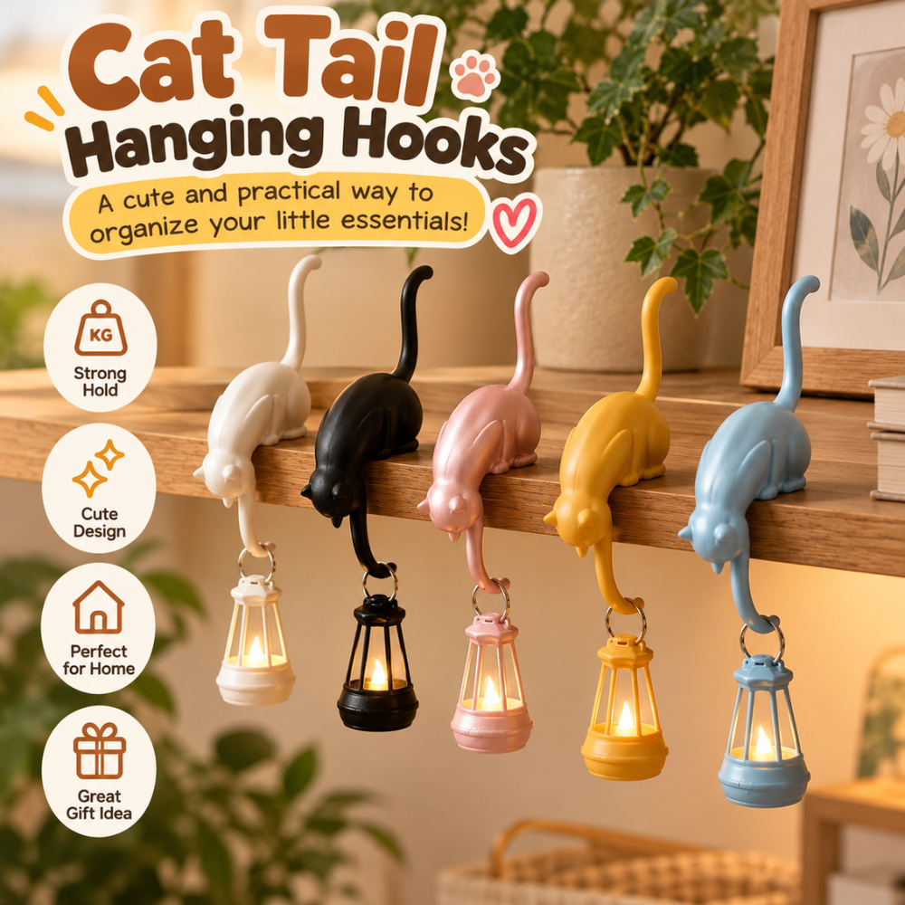 Hanging Cat Tail Organizer