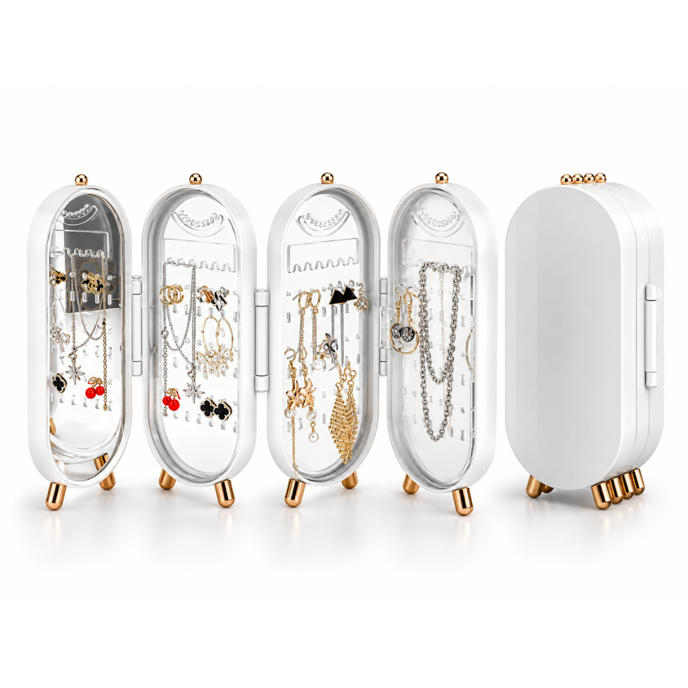 JewelNest Foldable Jewelry Organizer