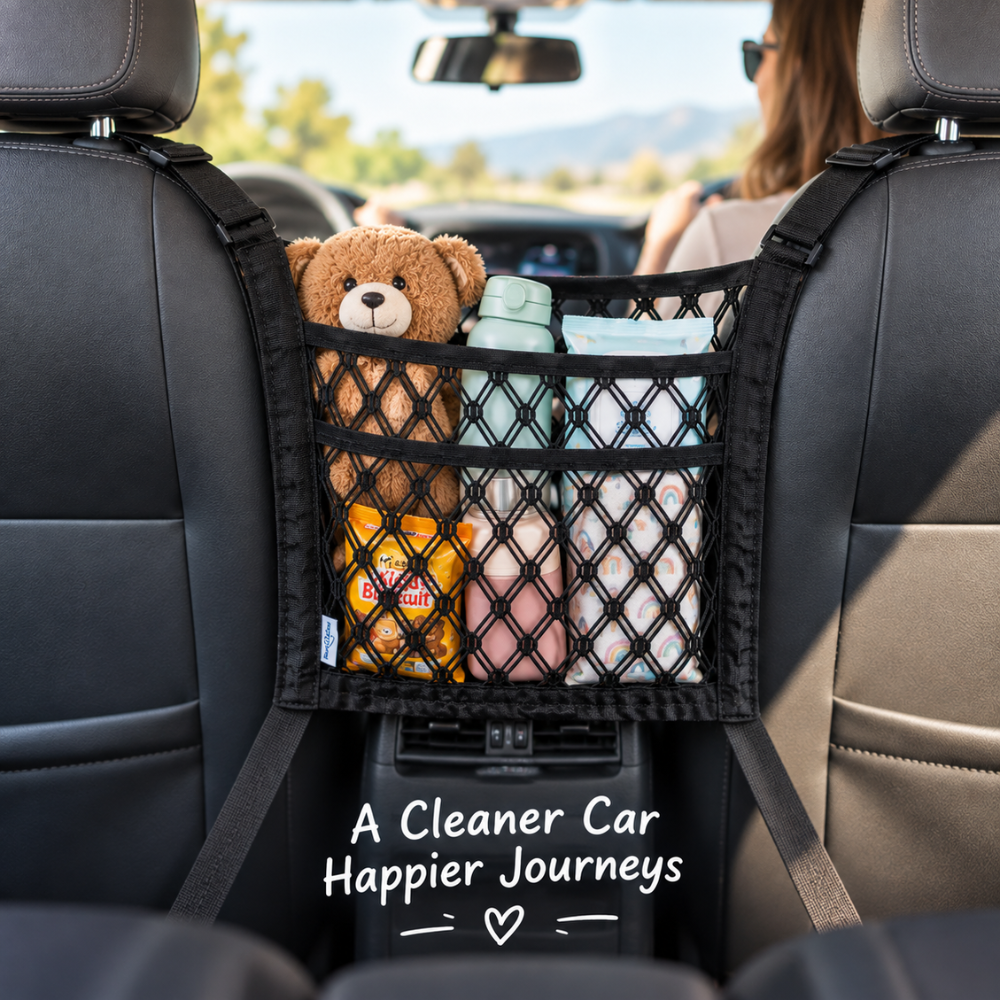 DriveTidy 3-Layer Car Seat Organizer
