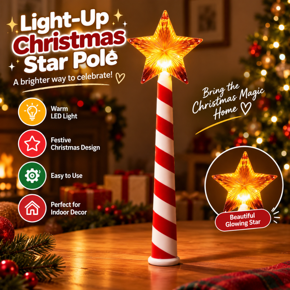 StarGlow Musical Christmas Light Wand
