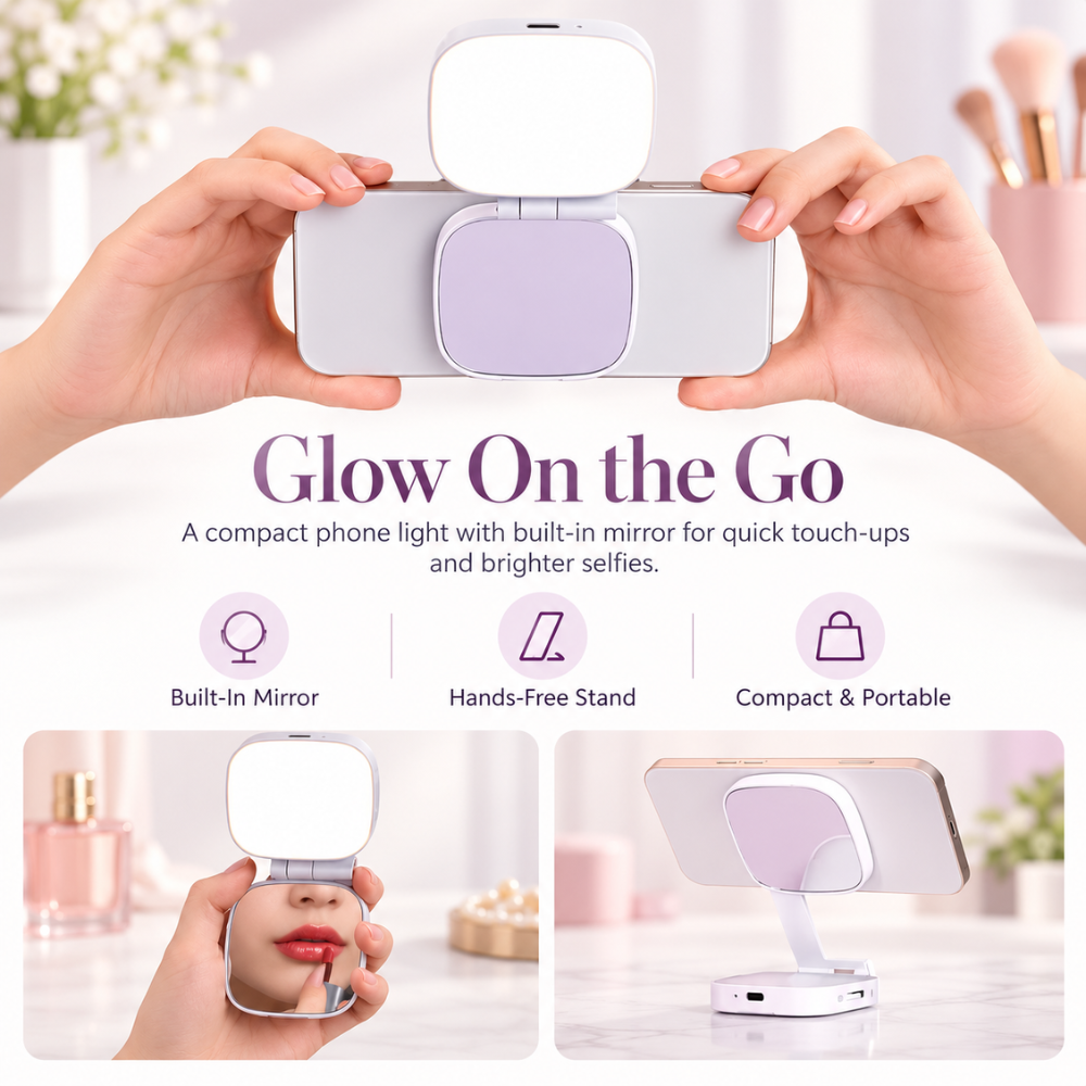 GlowSnap Magnetic Selfie Light