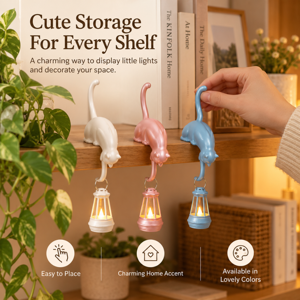 Hanging Cat Tail Organizer