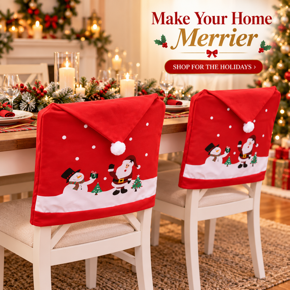 MerryChair Christmas Chair Covers