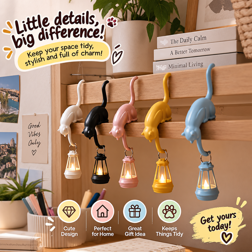 Hanging Cat Tail Organizer