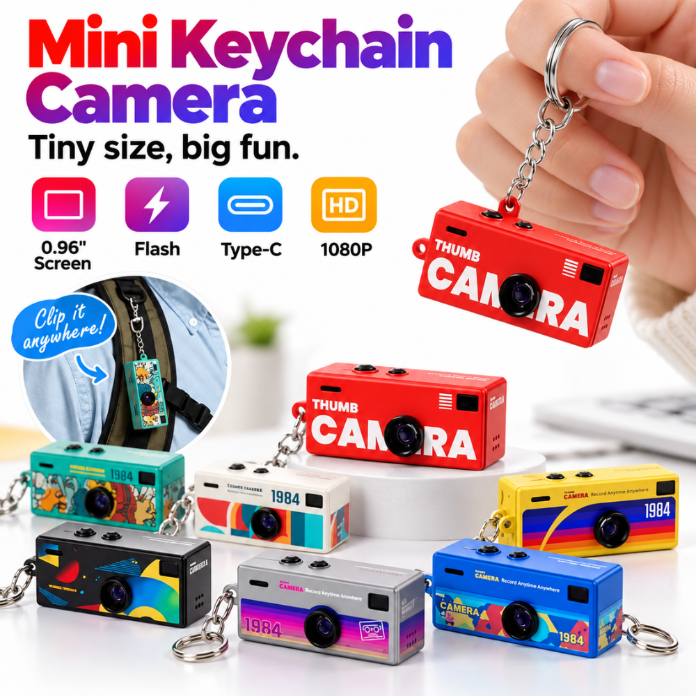 SnapKey Mini Keychain Camera