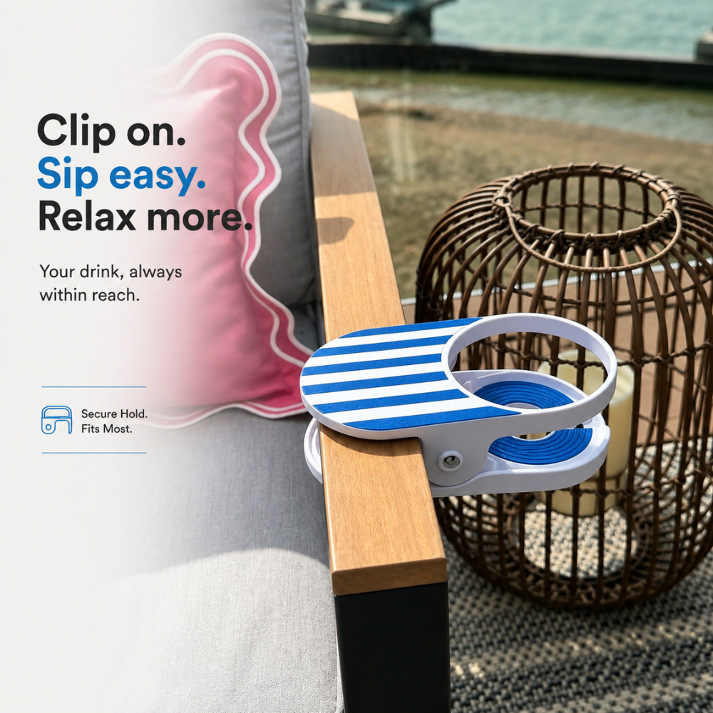 AquaClip Pool Cup Holder