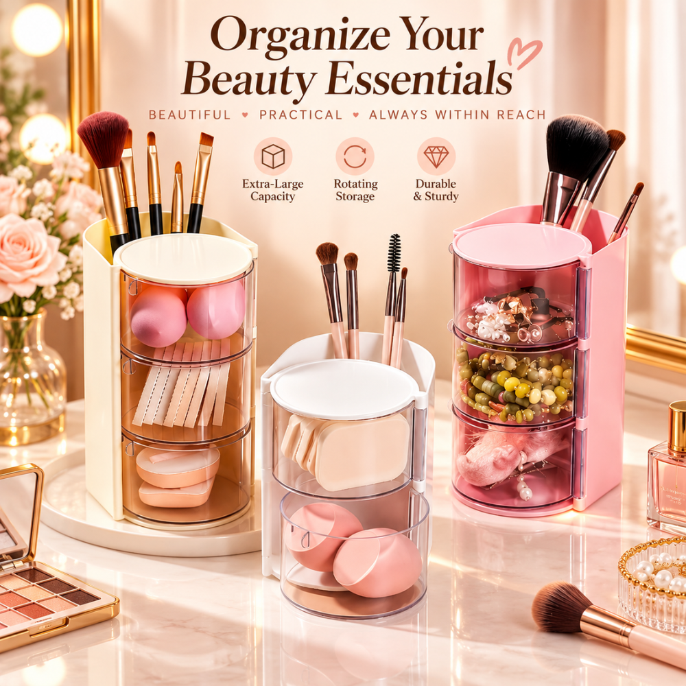 BeautyStack Cosmetic Storage Organizer