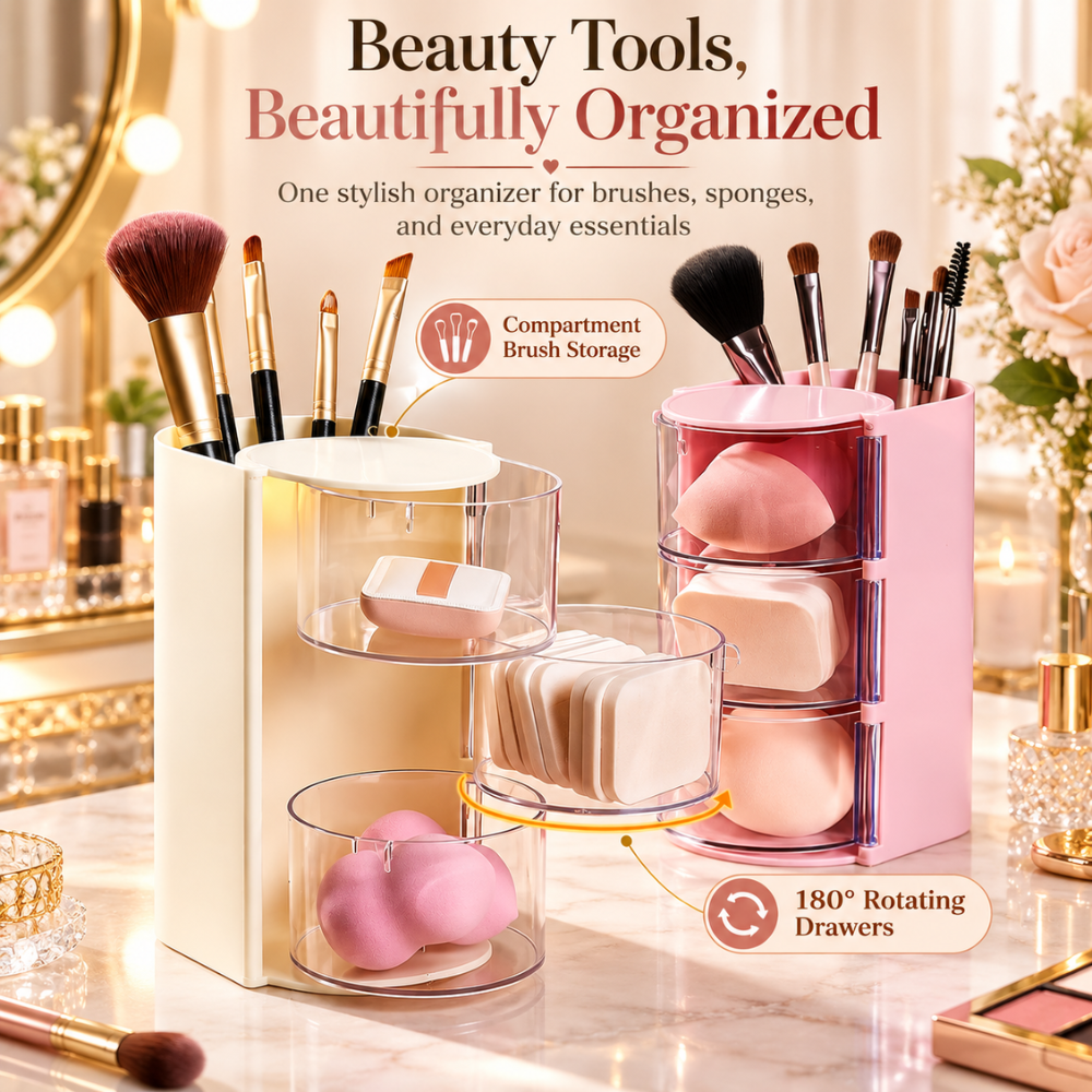 BeautyStack Cosmetic Storage Organizer