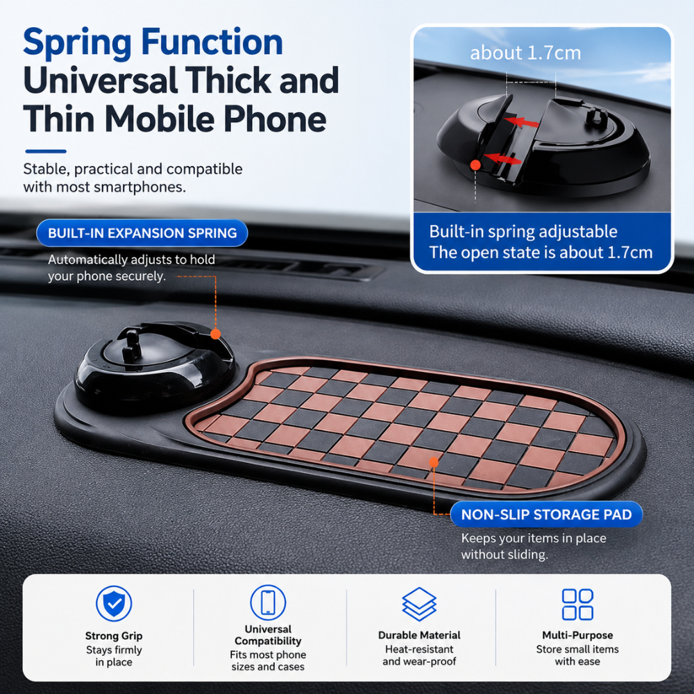 GripGuard Dashboard Storage Pad