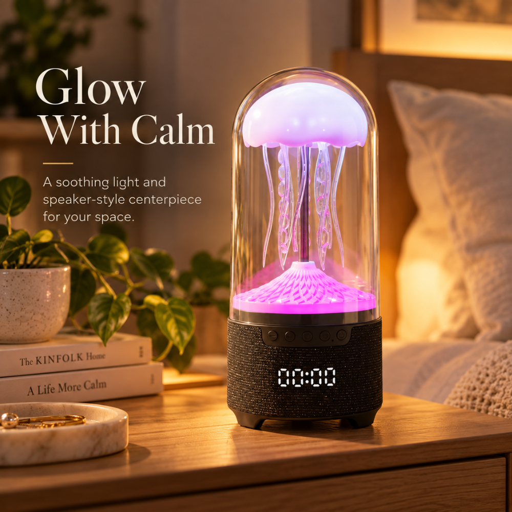 JellyGlow Bluetooth Speaker Lamp