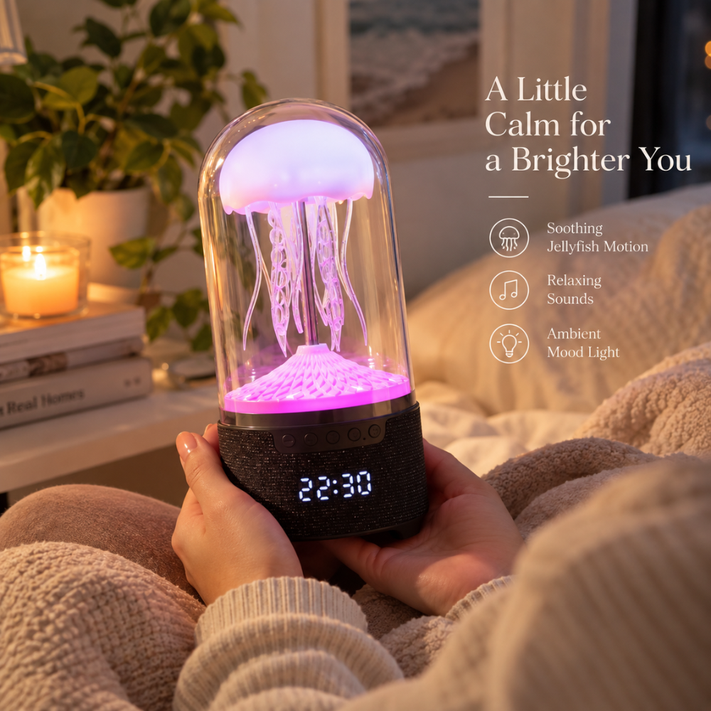 JellyGlow Bluetooth Speaker Lamp