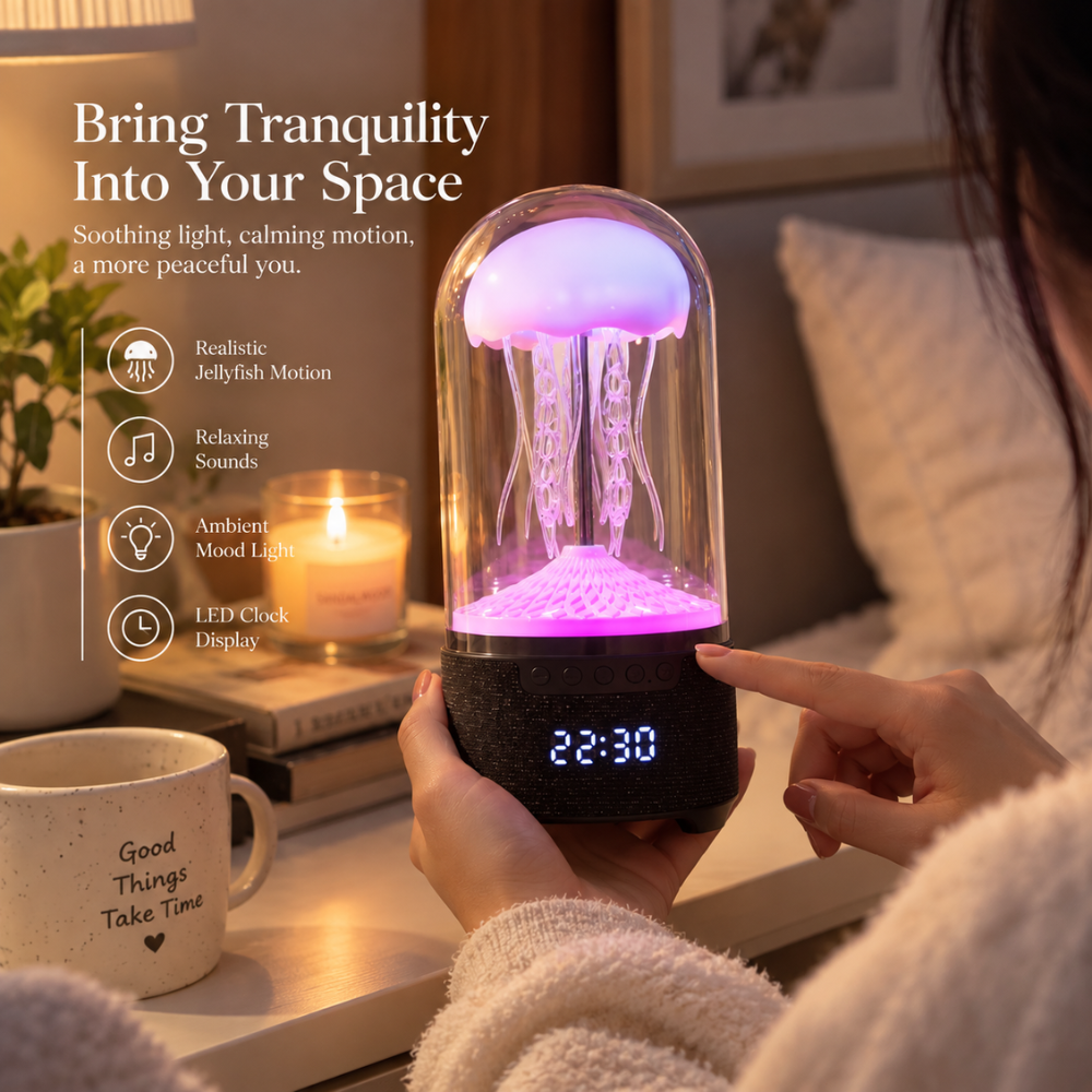 JellyGlow Bluetooth Speaker Lamp