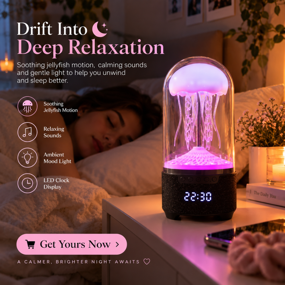 JellyGlow Bluetooth Speaker Lamp