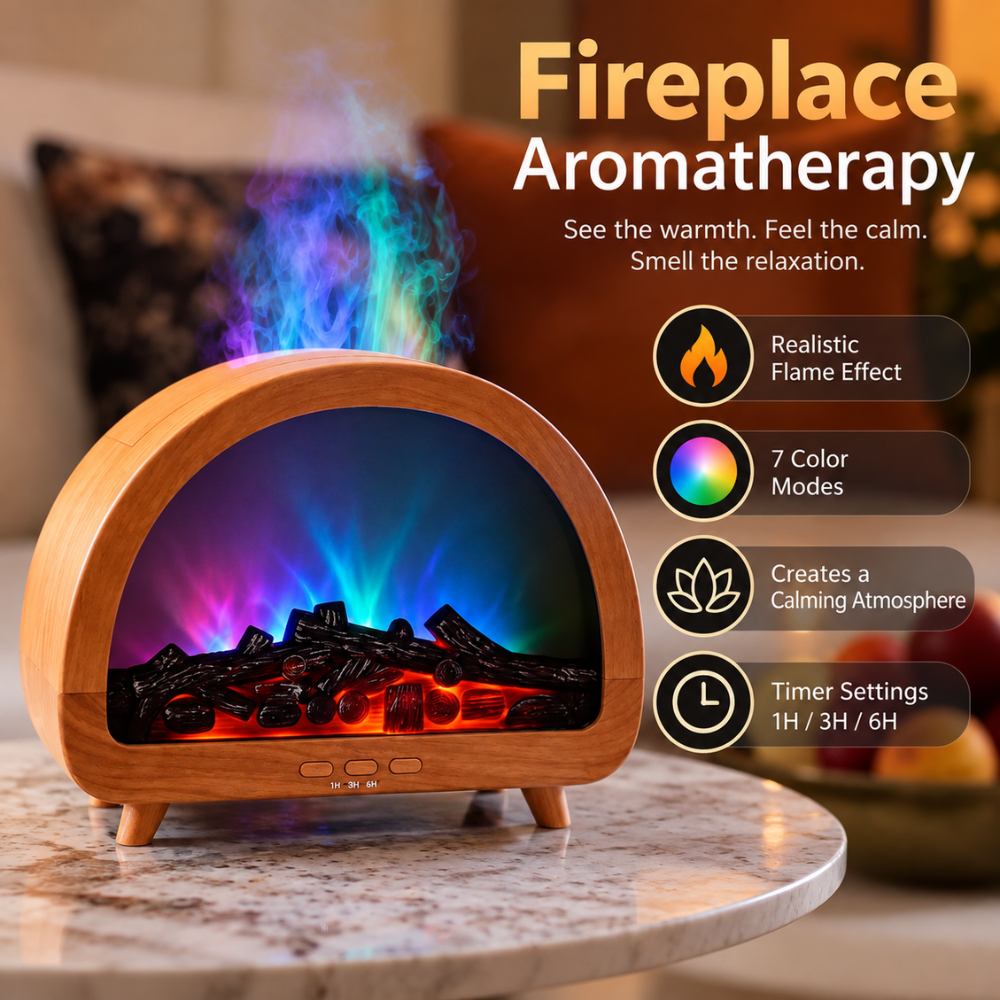 FlameMist Fireplace Aroma Diffuser