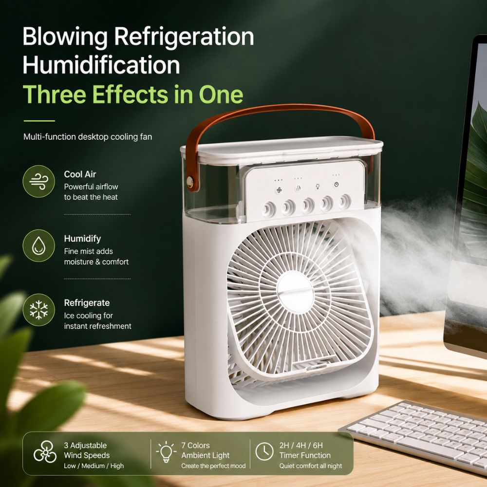 CoolMist Mini Desk Fan