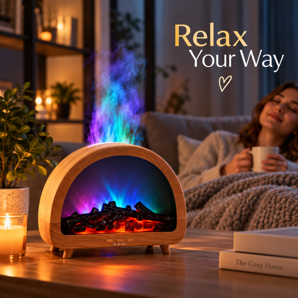 FlameMist Fireplace Aroma Diffuser