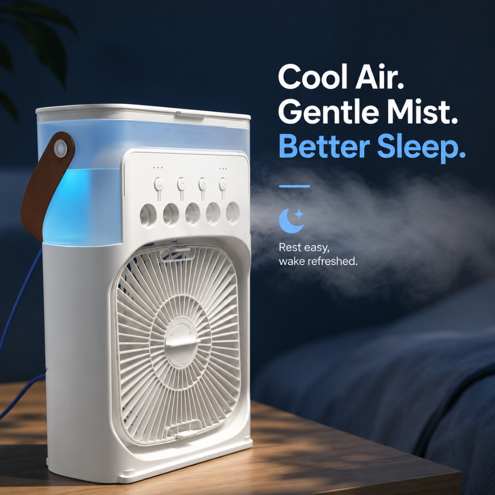 CoolMist Mini Desk Fan