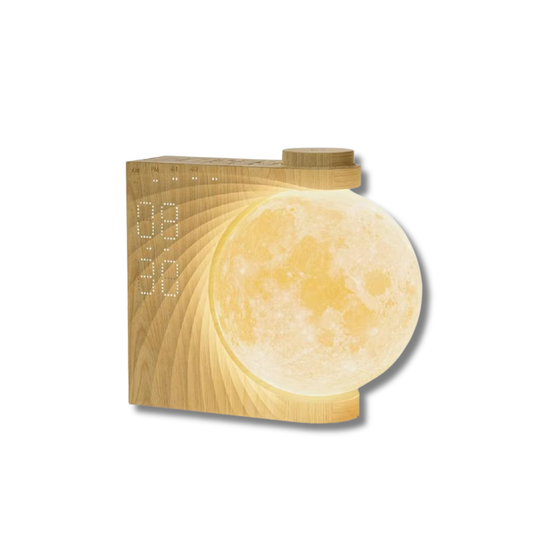 LunaSpin Moon Lamp Clock