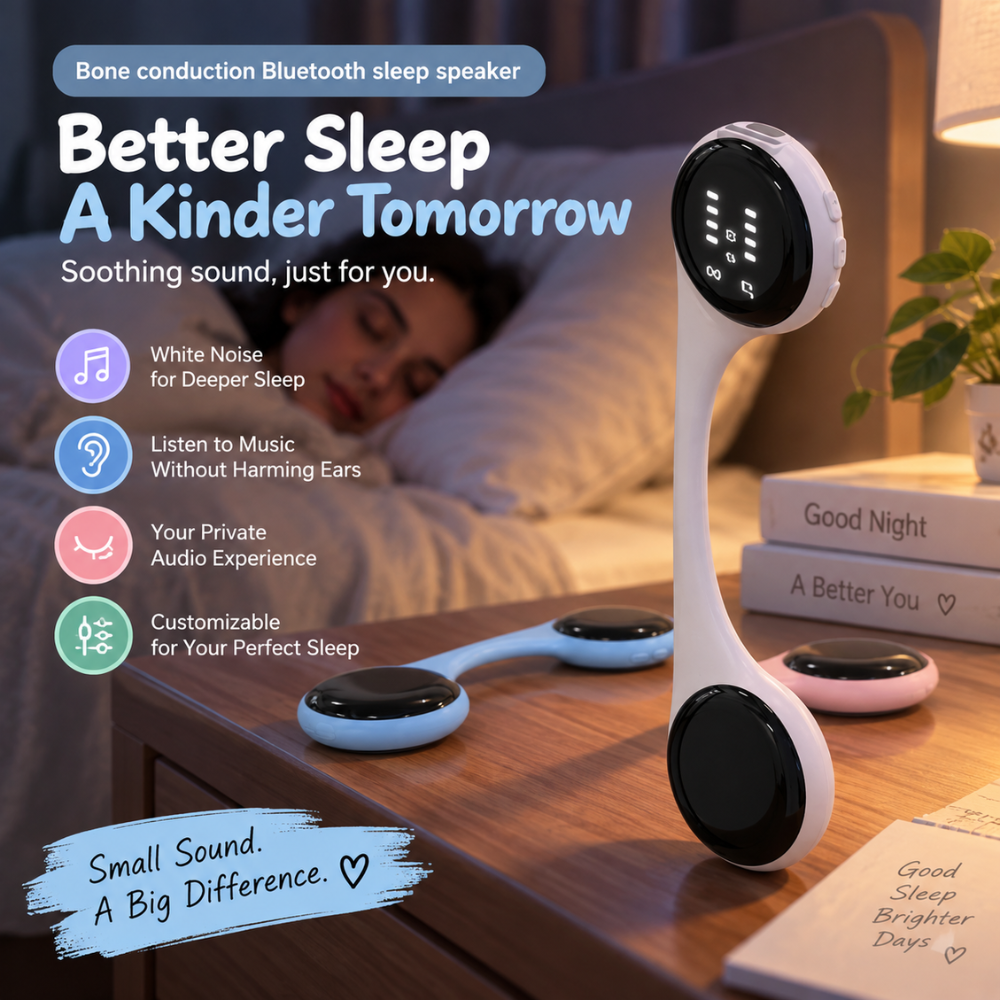 SleepSound Bone Conduction Pillow Speaker