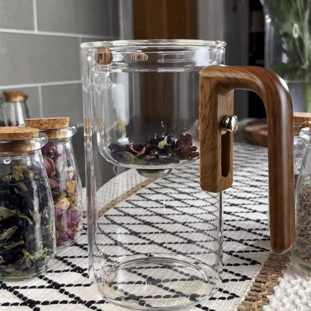 BrewEase Glass Teapot