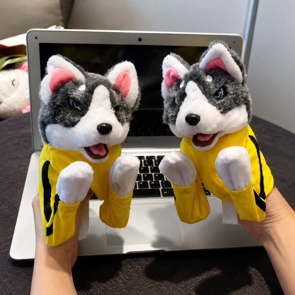 PunchPup Husky Puppet
