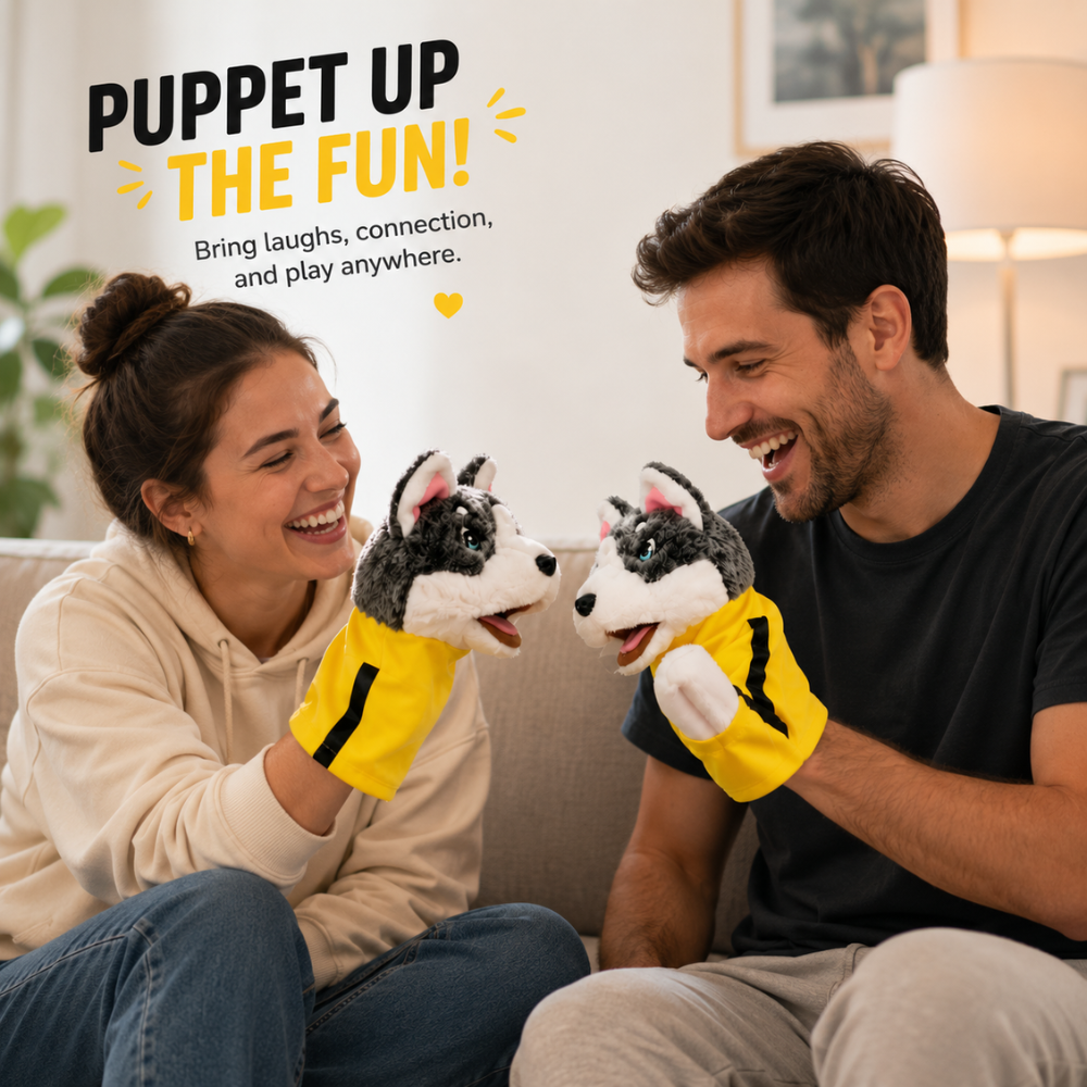 PunchPup Husky Puppet