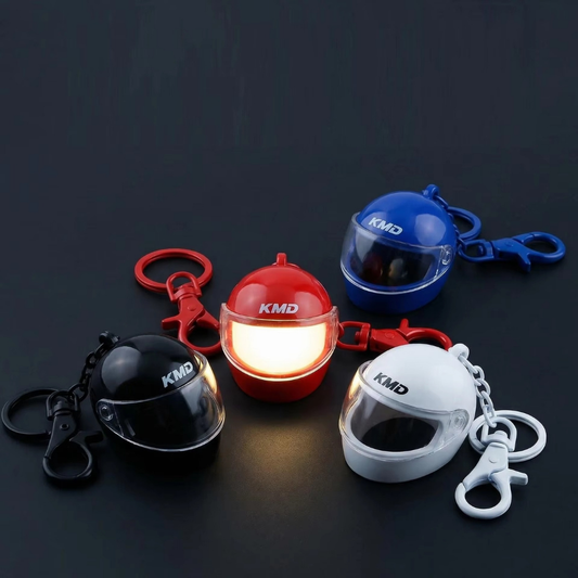 MotoGlow Helmet Keychain
