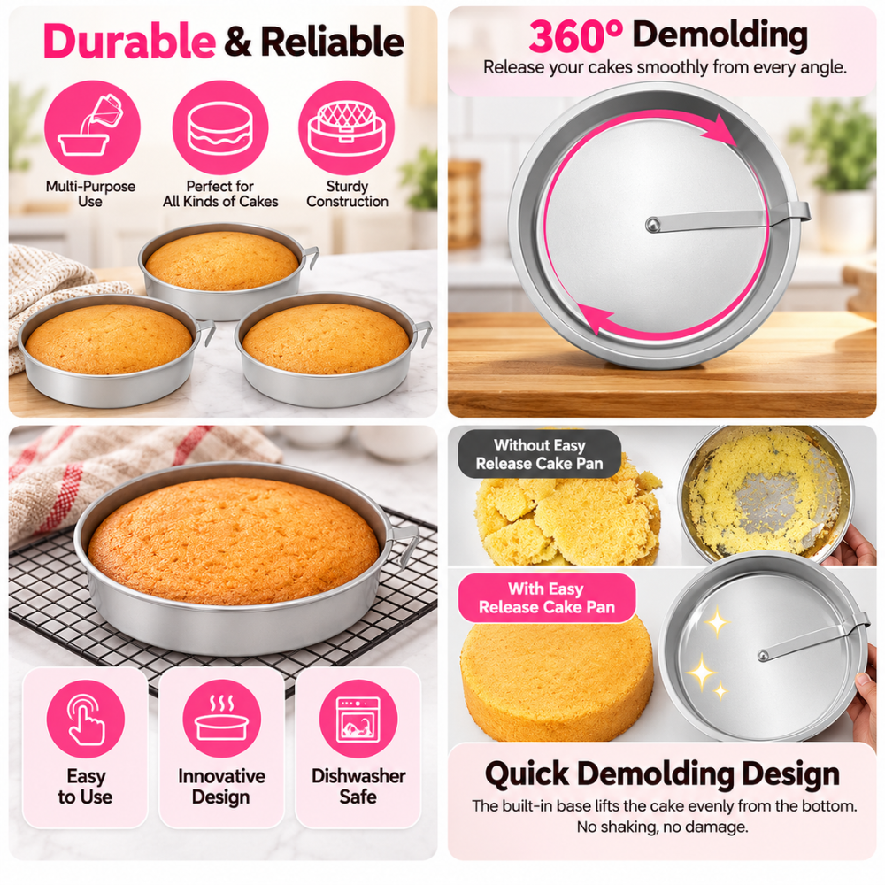 EasyRelease Round Baking Pan
