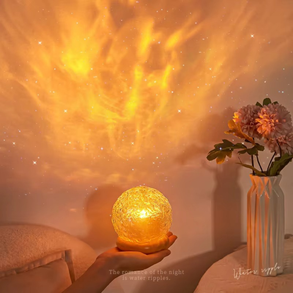 AquaGlow Ripple Lamp